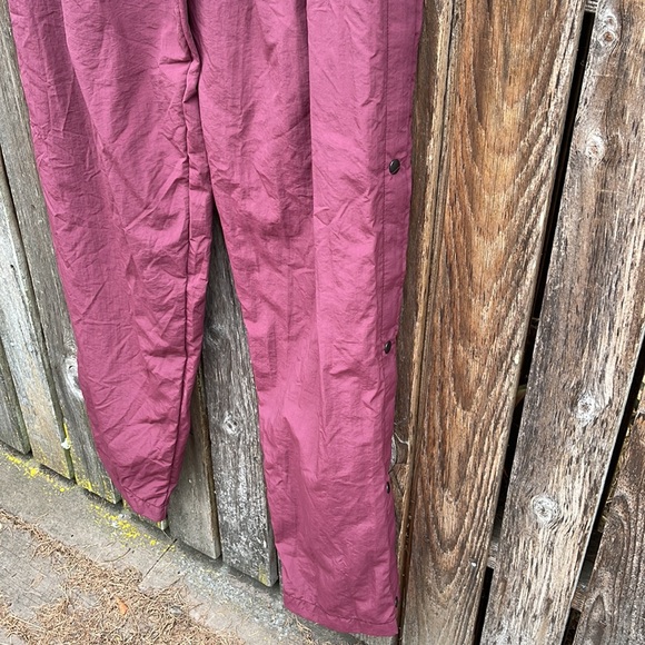 Sporthill Side Snap Pants XL Men’s Burgundy Eugene Oregon Sport Outdoor Y2K Vtg - Picture 6 of 10